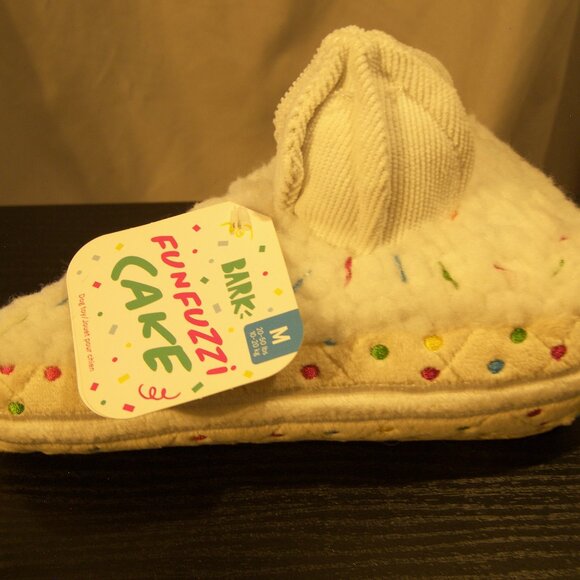 Bark Funfuzzi Cake Dog Toy - White and Multicolor - Picture 1 of 6